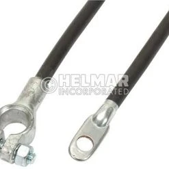 Helmar 04156 Black Battery Cables, 20" Length, 4 Gauge