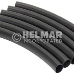 Helmar 05404 Heat Shrinkable Tubing, Black, 1-2/0 Gauge