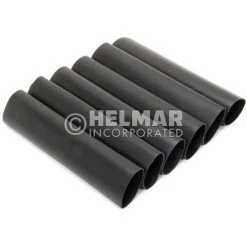Helmar 05406 Heat Shrinkable Tubing, Black, 1/0 - 4/0 Gauge
