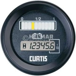 Helmar 803RB2436BCJ Curtis Battery And Hour Gauge Model 803 Dimensions With Lift Lockout, 24/36 Volt
