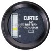 Helmar 900RB12BN Curtis Battery Indicator Gauge 900 Series, 12 Volt