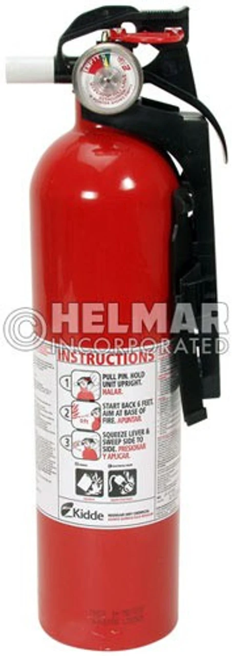 Helmar FE-20 Fire Extinguisher 13.75" H X 3.25" Diameter, 2.9lbs. 1 Helmar FE-20 Fire Extinguisher 13.75" H X 3.25" Diameter, 2.9lbs.
