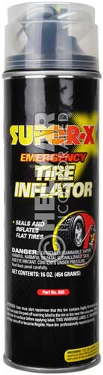 Helmar SX-665 Super-X Emergency Tire Inflator With Hose, 16oz 1 Helmar SX-665 Super-X Emergency Tire Inflator With Hose, 16oz